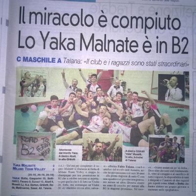 Yaka volley in serie B